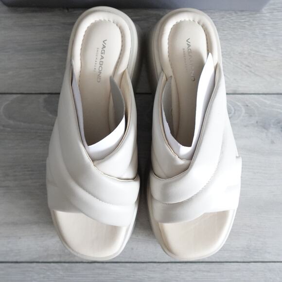 Vagabond Shoemakers Courtney Platform Sandals Off-White - Picture 7 of 16